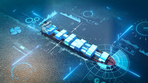 Freight forwarder. Un barco en el agua